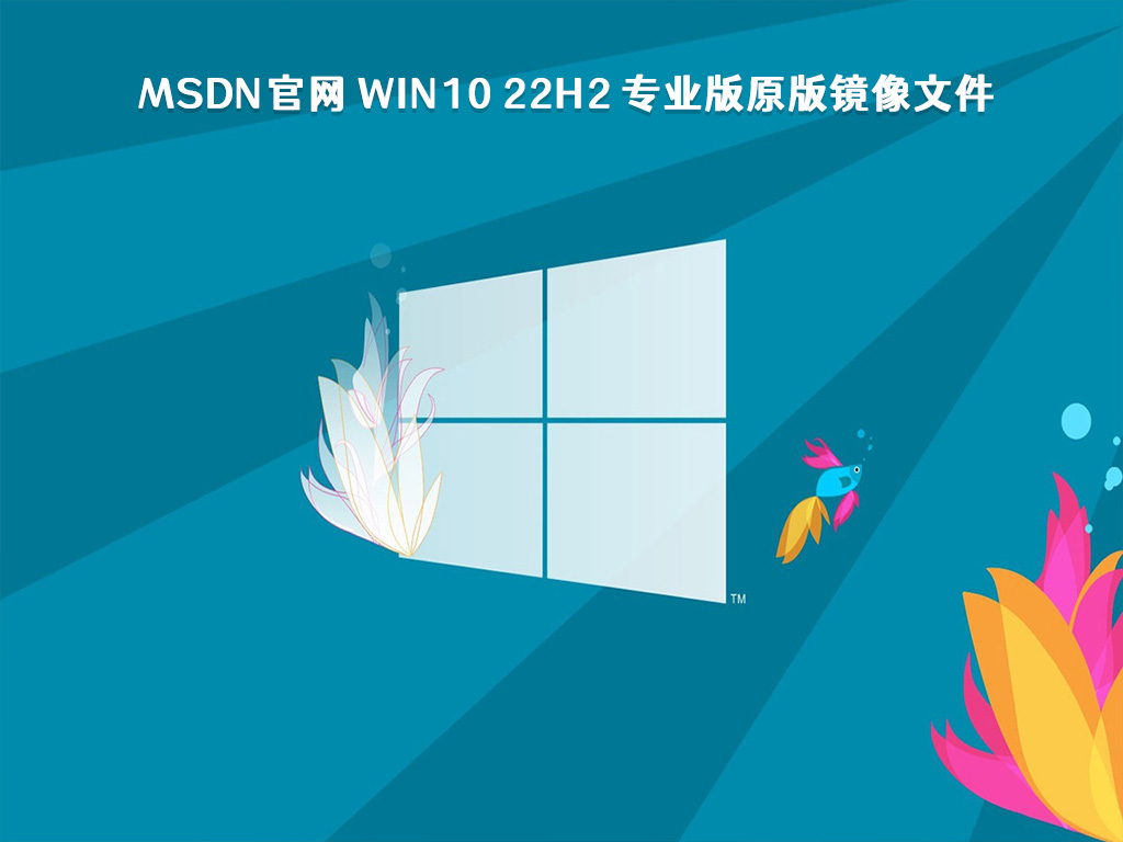 MSDN官网 Win10 22H2 专业版原版镜像文件V2023 